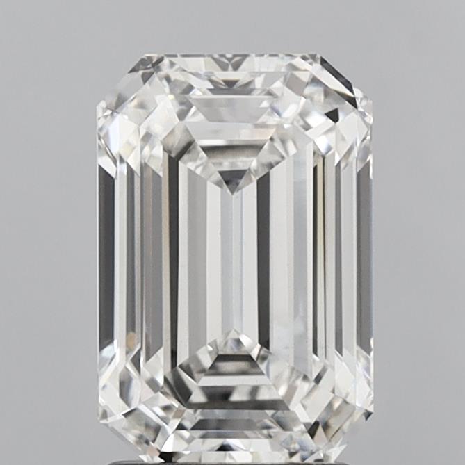 2.66 Carat Emerald Shaped, Excellent Cut, F Color, VS1 Clarity, IGI Certified Lab Grown Diamond
