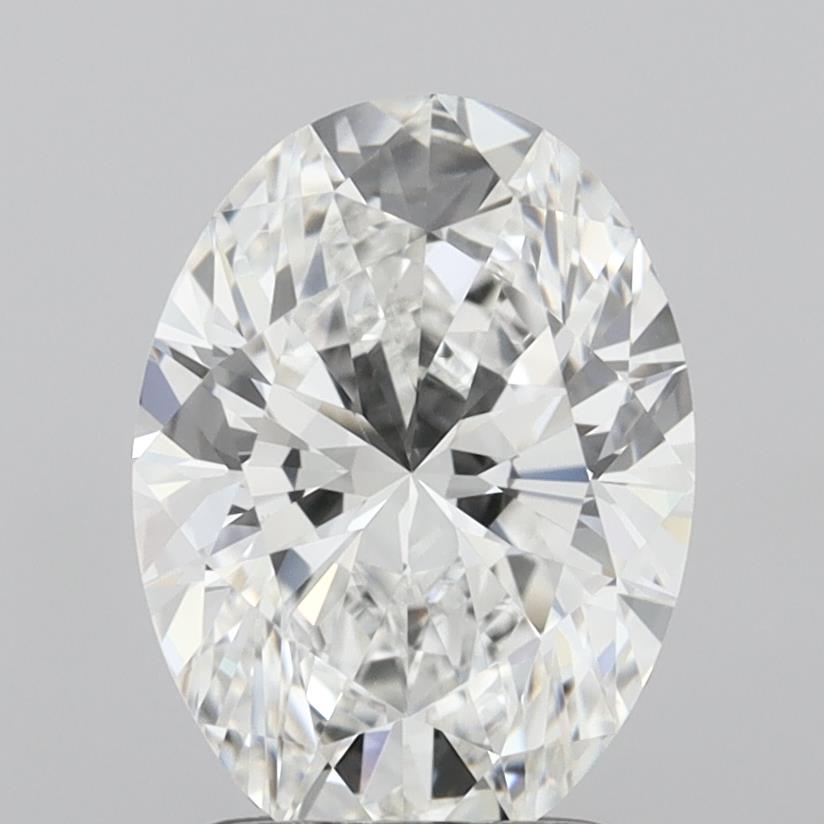 1.94 Carat Oval Shaped, Very Good Cut, D Color, VS1 Clarity, IGI Certified Lab Grown Diamond