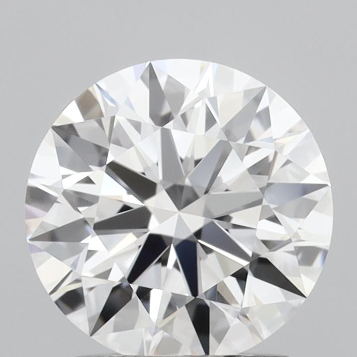1.59 Carat Round Shaped, Ideal Cut, D Color, VVS2 Clarity, IGI Certified Lab Grown Diamond