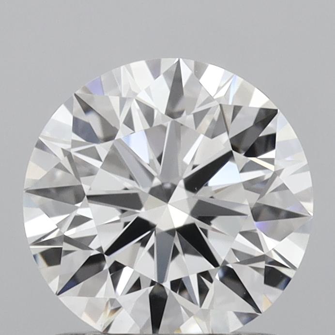 1.08 Carat Round Shaped, Ideal Cut, D Color, VVS2 Clarity, IGI Certified Lab Grown Diamond