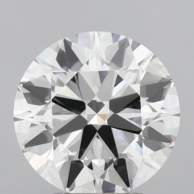 3.03 Carat Round Shaped, Ideal Cut, E Color, VVS2 Clarity, IGI Certified Lab Grown Diamond