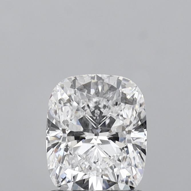 1.01 Carat Cushion Shaped, Ideal Cut, D Color, VVS2 Clarity, IGI Certified Lab Grown Diamond