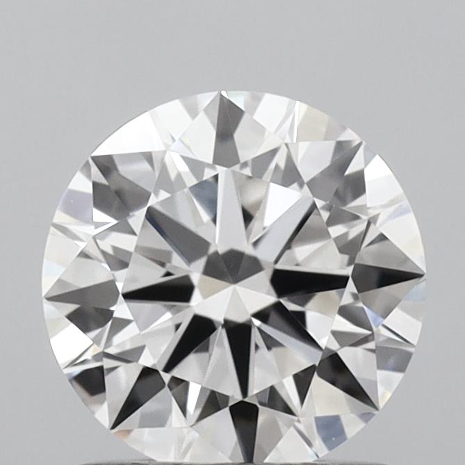 1.07 Carat Round Shaped, Excellent Cut, D Color, VVS2 Clarity, IGI Certified Lab Grown Diamond