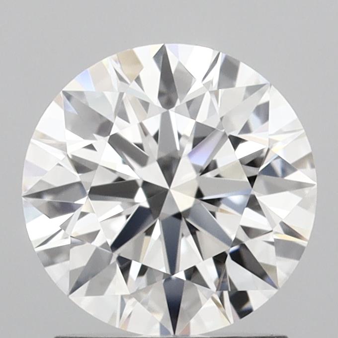 1.56 Carat Round Shaped, Ideal Cut, D Color, VVS2 Clarity, IGI Certified Lab Grown Diamond