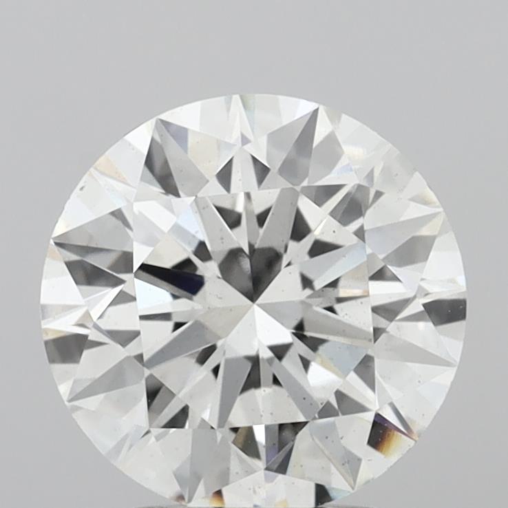 3.02 Carat Round Shaped, Ideal Cut, F Color, VS2 Clarity, IGI Certified Lab Grown Diamond