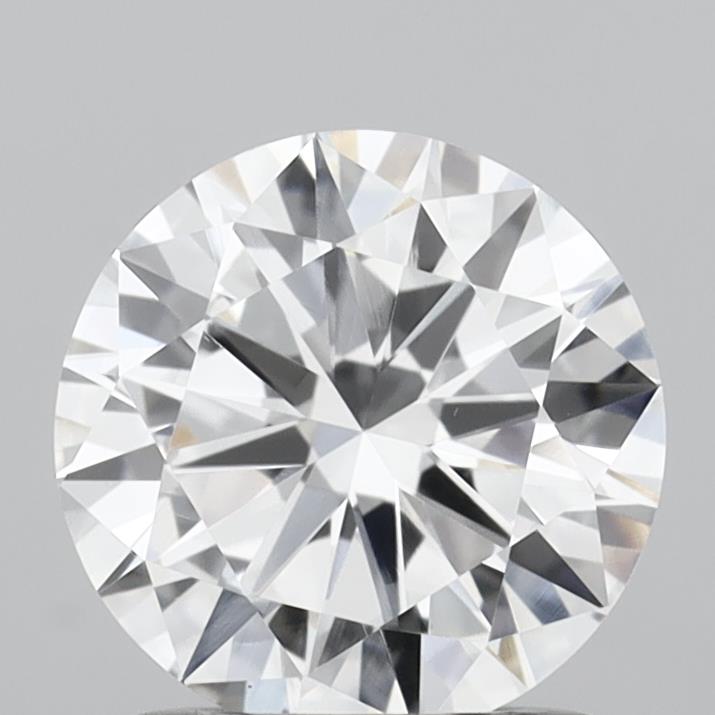 1.24 Carat Round Shaped, Excellent Cut, D Color, VVS2 Clarity, IGI Certified Lab Grown Diamond
