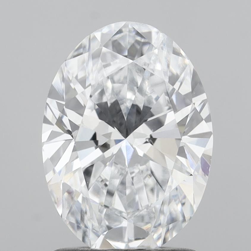 1.45 Carat Oval Shaped, D Color, VVS1 Clarity, IGI Certified Lab Grown Diamond