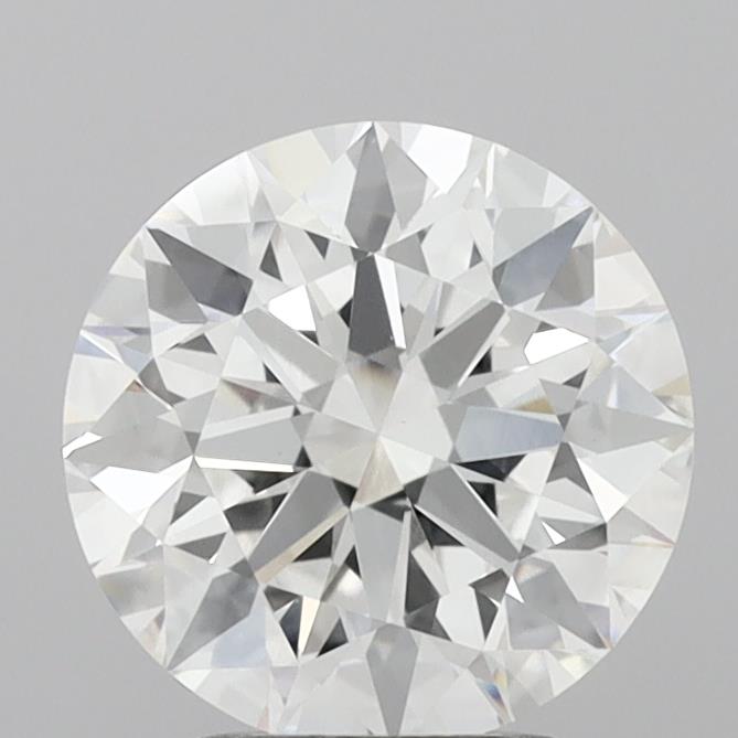 3.06 Carat Round Shaped, Ideal Cut, E Color, VVS2 Clarity, IGI Certified Lab Grown Diamond