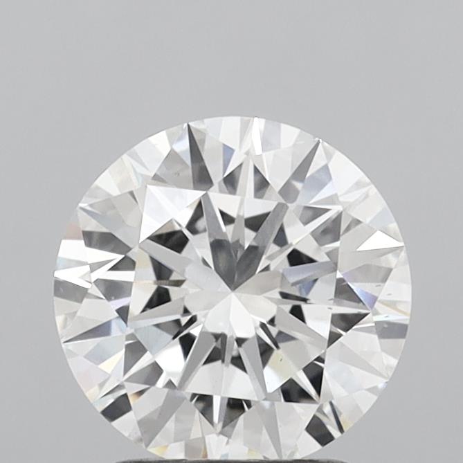 2.01 Carat Round Shaped, Excellent Cut, E Color, VS2 Clarity, IGI Certified Lab Grown Diamond