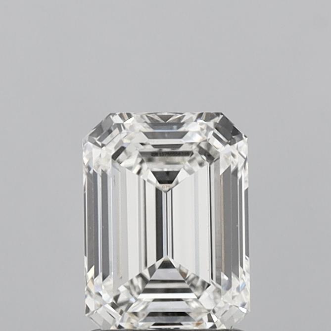 1.46 Carat Emerald Shaped, Ideal Cut, F Color, VS1 Clarity, IGI Certified Lab Grown Diamond