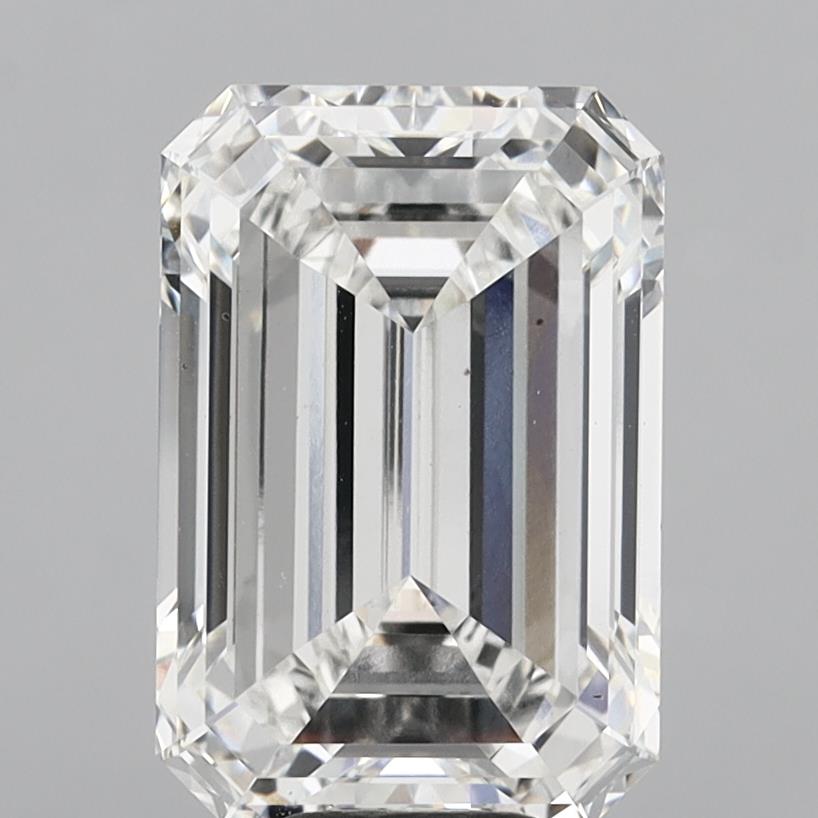 10.61 Carat Emerald Shaped, Ideal Cut, E Color, VS1 Clarity, IGI Certified Lab Grown Diamond