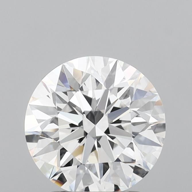 1.93 Carat Round Shaped, Excellent Cut, D Color, VVS2 Clarity, IGI Certified Lab Grown Diamond