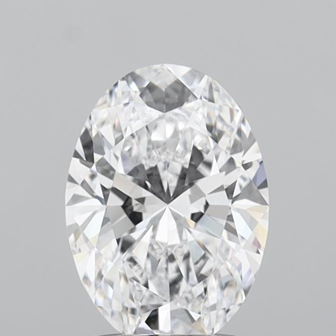 1.53 Carat Oval Shaped, Ideal Cut, D Color, VVS1 Clarity, IGI Certified Lab Grown Diamond