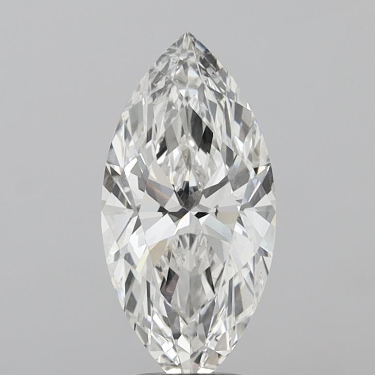3.05 Carat Marquise Shaped, Ideal Cut, F Color, VS2 Clarity, IGI Certified Lab Grown Diamond