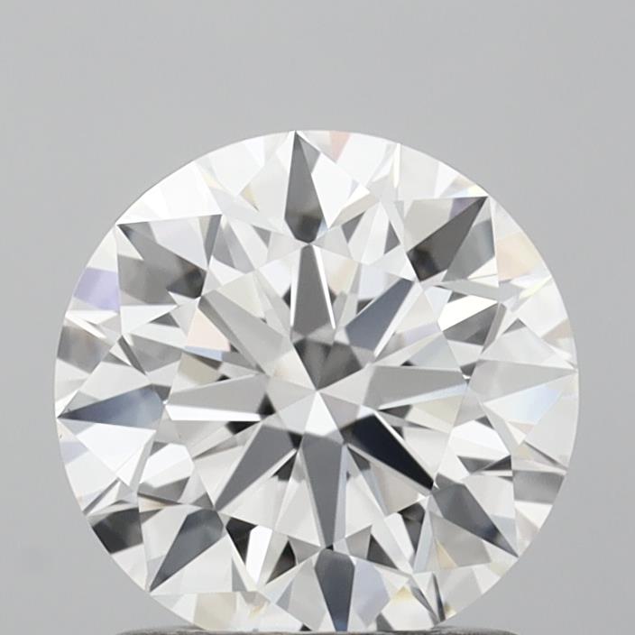 1.23 Carat Round Shaped, Ideal Cut, D Color, VVS2 Clarity, IGI Certified Lab Grown Diamond
