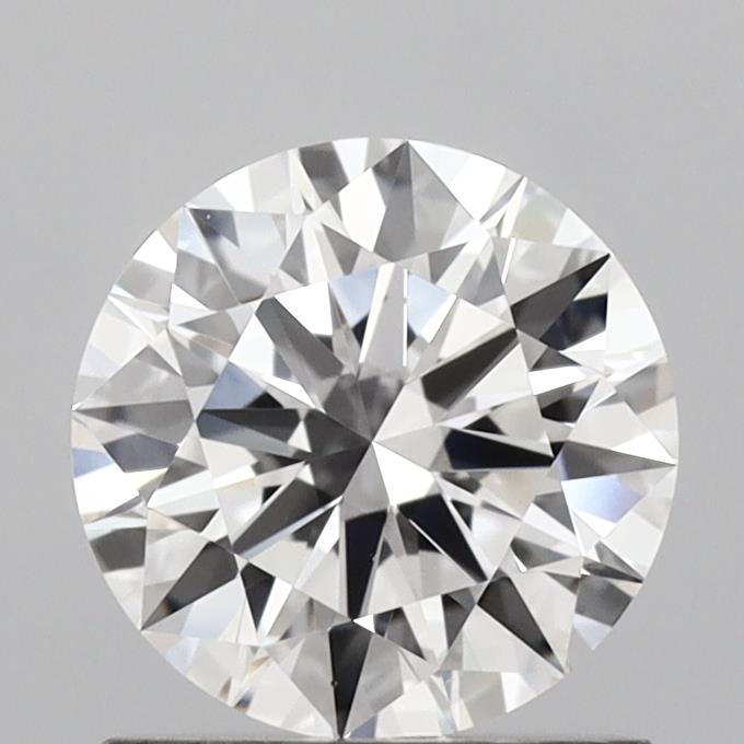 1.02 Carat Round Shaped, Ideal Cut, D Color, VS1 Clarity, IGI Certified Lab Grown Diamond