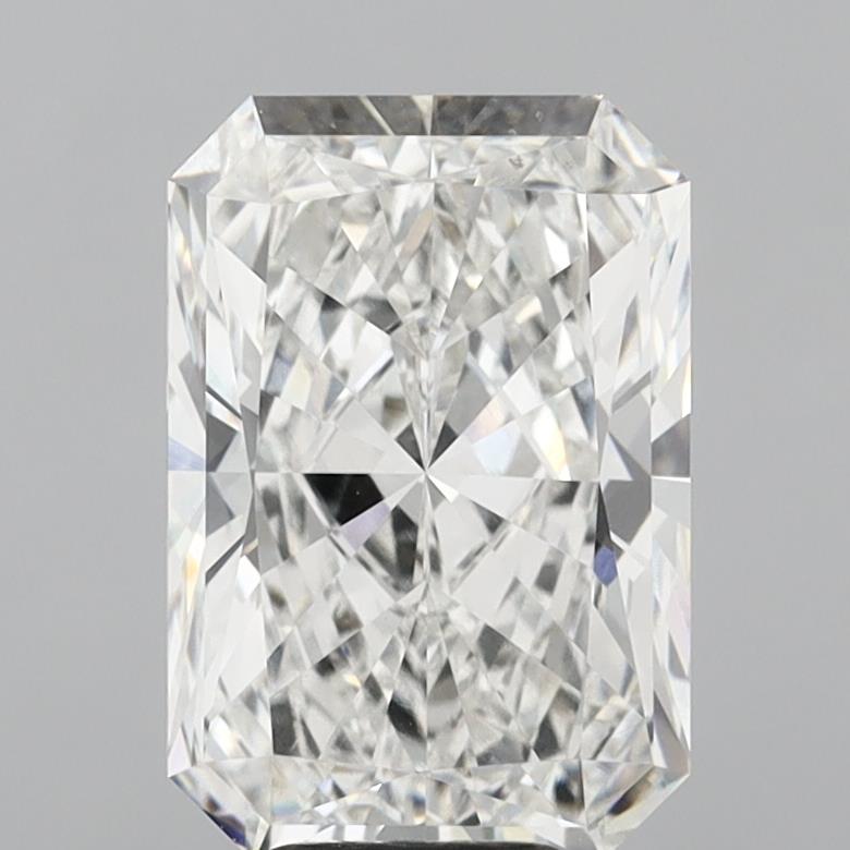 7.02 Carat Radiant Shaped, Ideal Cut, F Color, VVS2 Clarity, IGI Certified Lab Grown Diamond