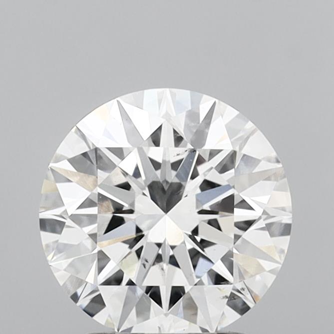 2.06 Carat Round Shaped, Ideal Cut, D Color, SI1 Clarity, IGI Certified Lab Grown Diamond