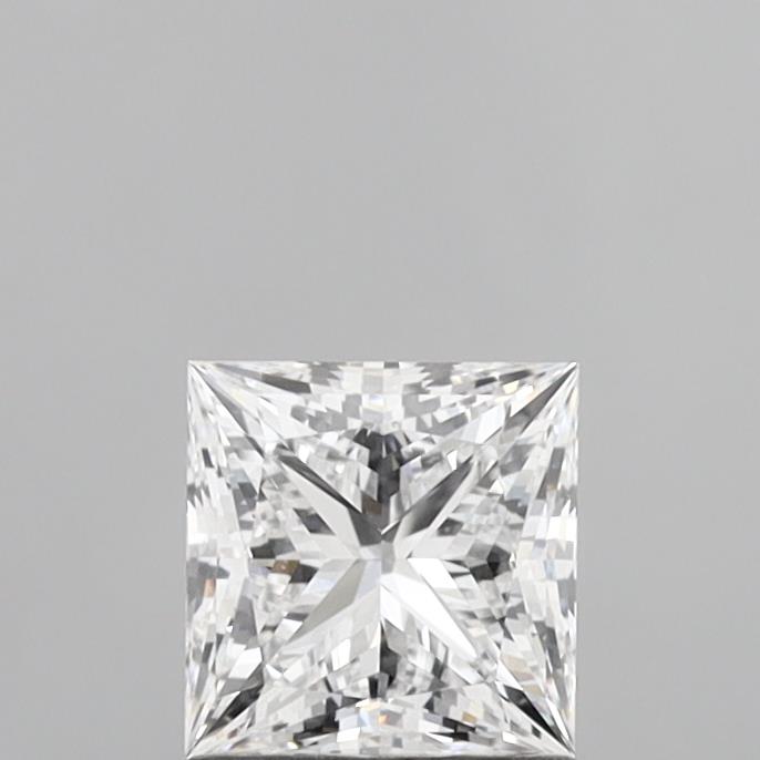 1.22 Carat Princess Shaped, Ideal Cut, D Color, VVS1 Clarity, IGI Certified Lab Grown Diamond