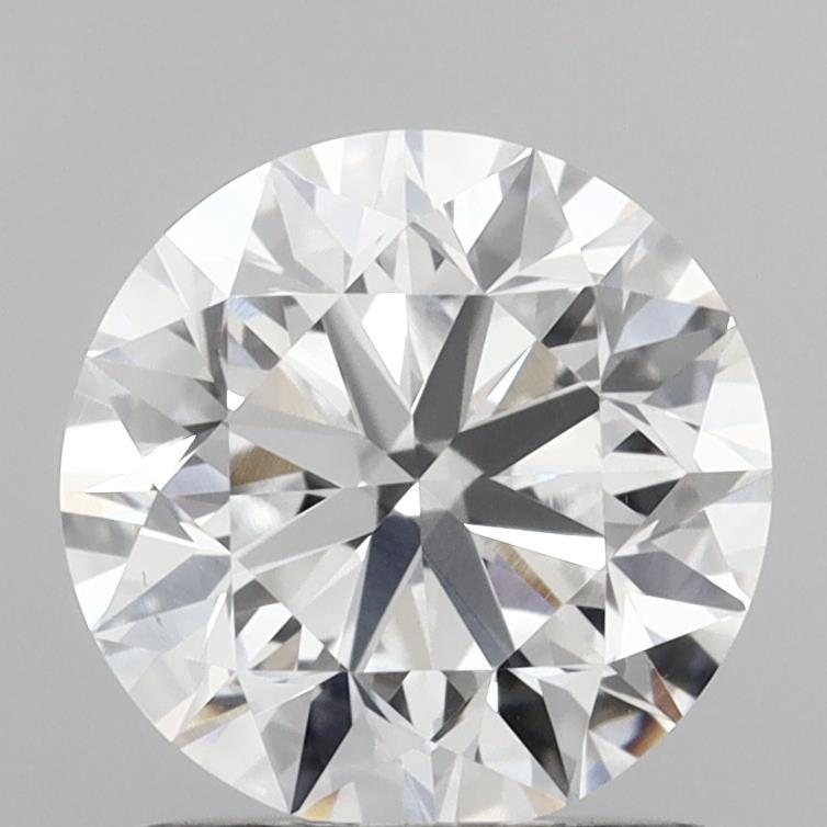 1.34 Carat Round Shaped, Excellent Cut, D Color, VS1 Clarity, IGI Certified Lab Grown Diamond