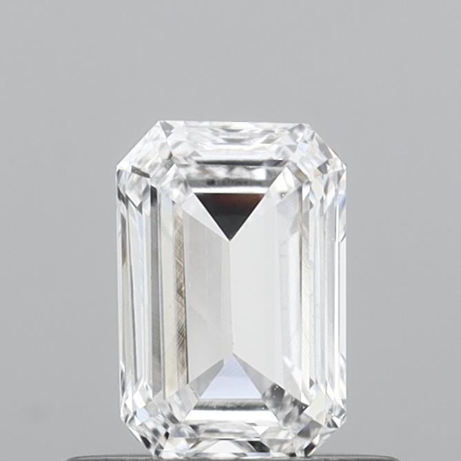 0.54 Carat Emerald Shaped, D Color, VS2 Clarity, IGI Certified Lab Grown Diamond