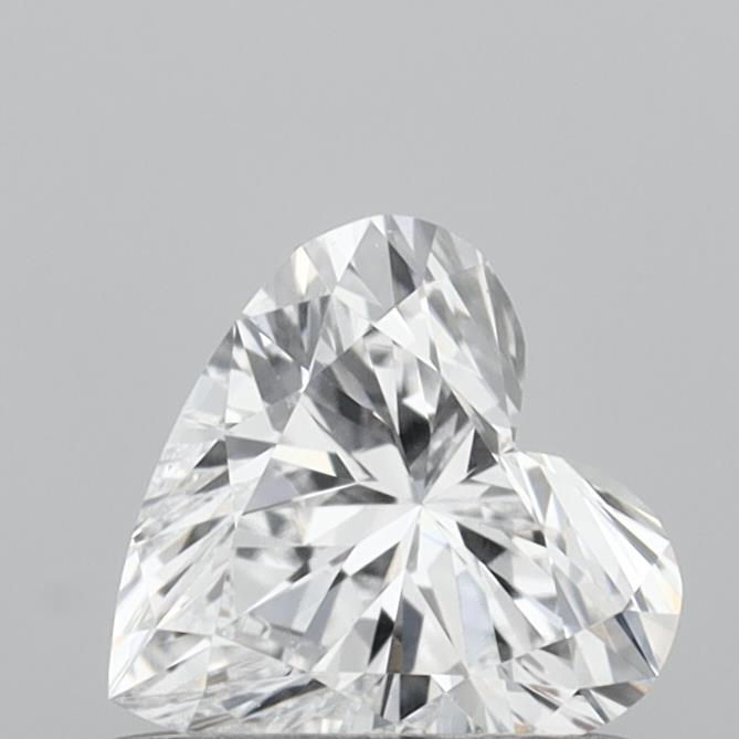 0.52 Carat Heart Shaped, Very Good Cut, D Color, VS1 Clarity, IGI Certified Lab Grown Diamond