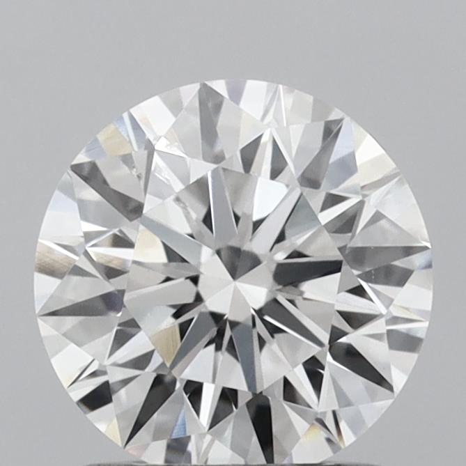 1.17 Carat Round Shaped, Ideal Cut, D Color, SI1 Clarity, IGI Certified Lab Grown Diamond