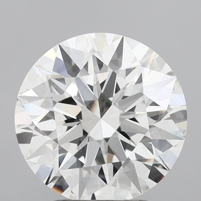 3.06 Carat Round Shaped, Ideal Cut, F Color, VVS2 Clarity, IGI Certified Lab Grown Diamond