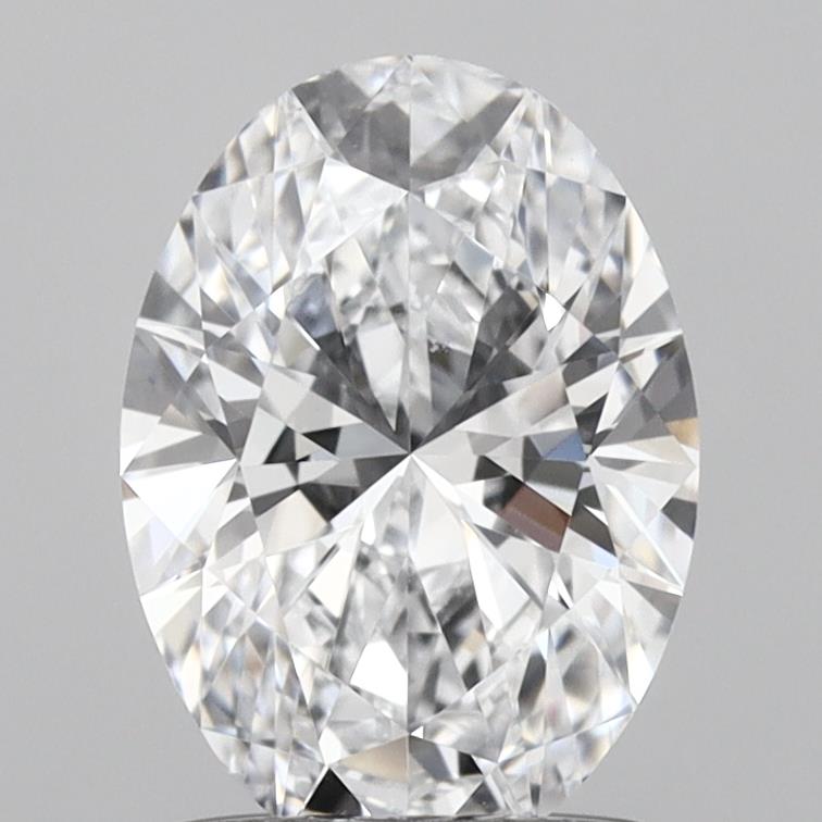 1.08 Carat Oval Shaped, D Color, VVS2 Clarity, IGI Certified Lab Grown Diamond