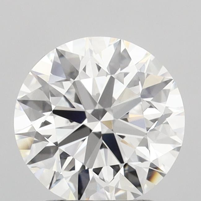 1.97 Carat Round Shaped, Excellent Cut, D Color, VVS2 Clarity, IGI Certified Lab Grown Diamond