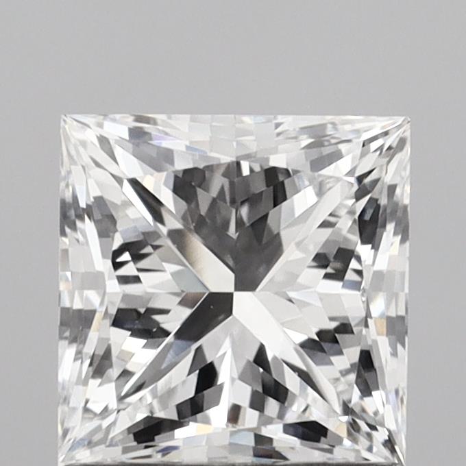 1.21 Carat Princess Shaped, D Color, VS1 Clarity, IGI Certified Lab Grown Diamond