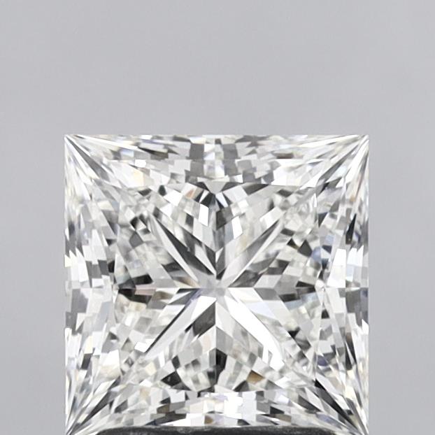1.97 Carat Princess Shaped, Ideal Cut, G Color, VVS2 Clarity, IGI Certified Lab Grown Diamond