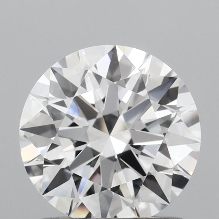 1.04 Carat Round Shaped, Ideal Cut, D Color, VVS2 Clarity, IGI Certified Lab Grown Diamond