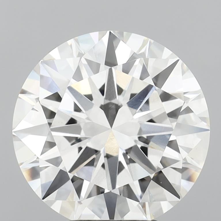 5.02 Carat Round Shaped, Excellent Cut, F Color, VVS2 Clarity, IGI Certified Lab Grown Diamond