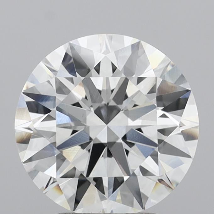 3.09 Carat Round Shaped, Ideal Cut, F Color, VS1 Clarity, IGI Certified Lab Grown Diamond