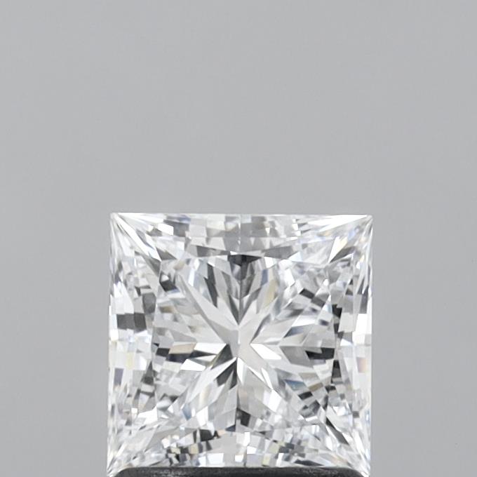1.28 Carat Princess Shaped, Ideal Cut, F Color, IF Clarity, IGI Certified Lab Grown Diamond