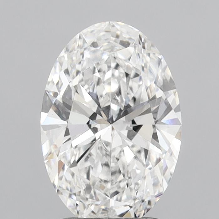 2.02 Carat Oval Shaped, Ideal Cut, D Color, VVS2 Clarity, IGI Certified Lab Grown Diamond