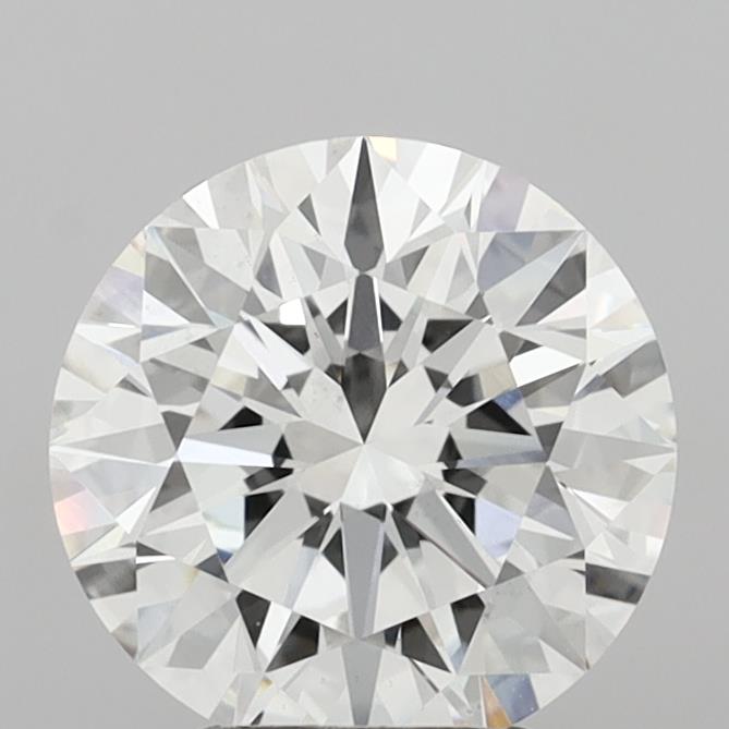 3.09 Carat Round Shaped, Ideal Cut, E Color, VS1 Clarity, IGI Certified Lab Grown Diamond