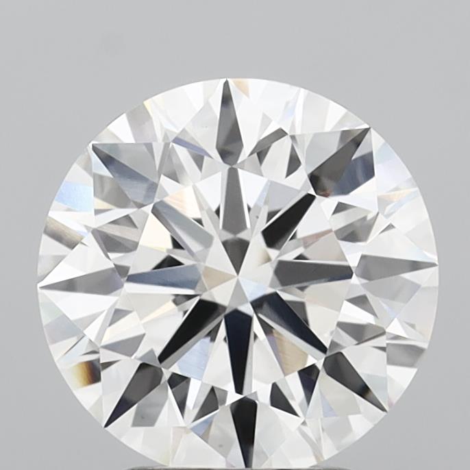 3.01 Carat Round Shaped, Ideal Cut, F Color, VVS2 Clarity, IGI Certified Lab Grown Diamond
