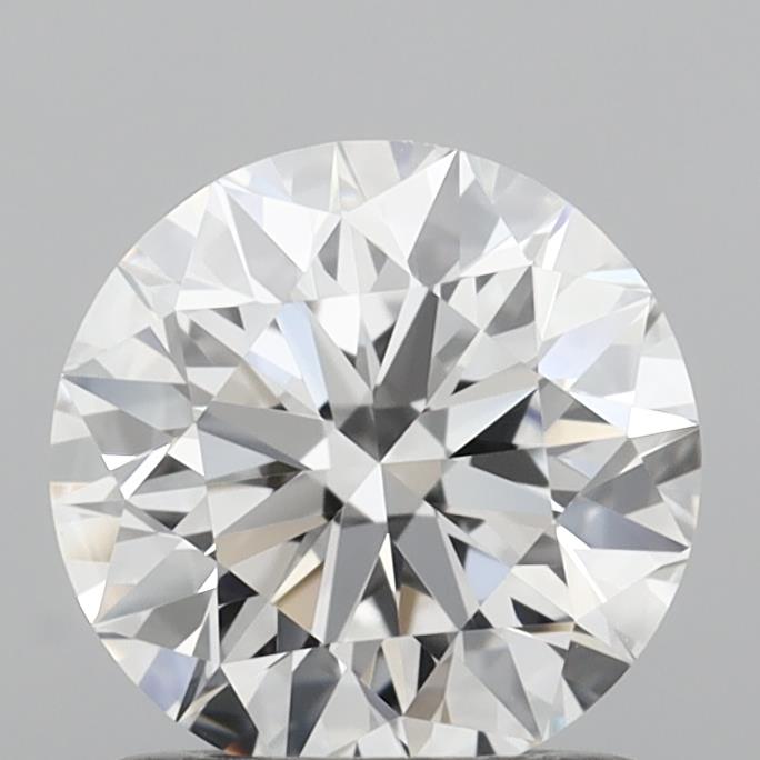 1.06 Carat Round Shaped, Ideal Cut, D Color, VVS2 Clarity, IGI Certified Lab Grown Diamond