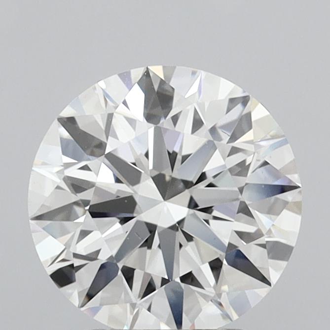 2.53 Carat Round Shaped, Ideal Cut, E Color, VVS2 Clarity, IGI Certified Lab Grown Diamond
