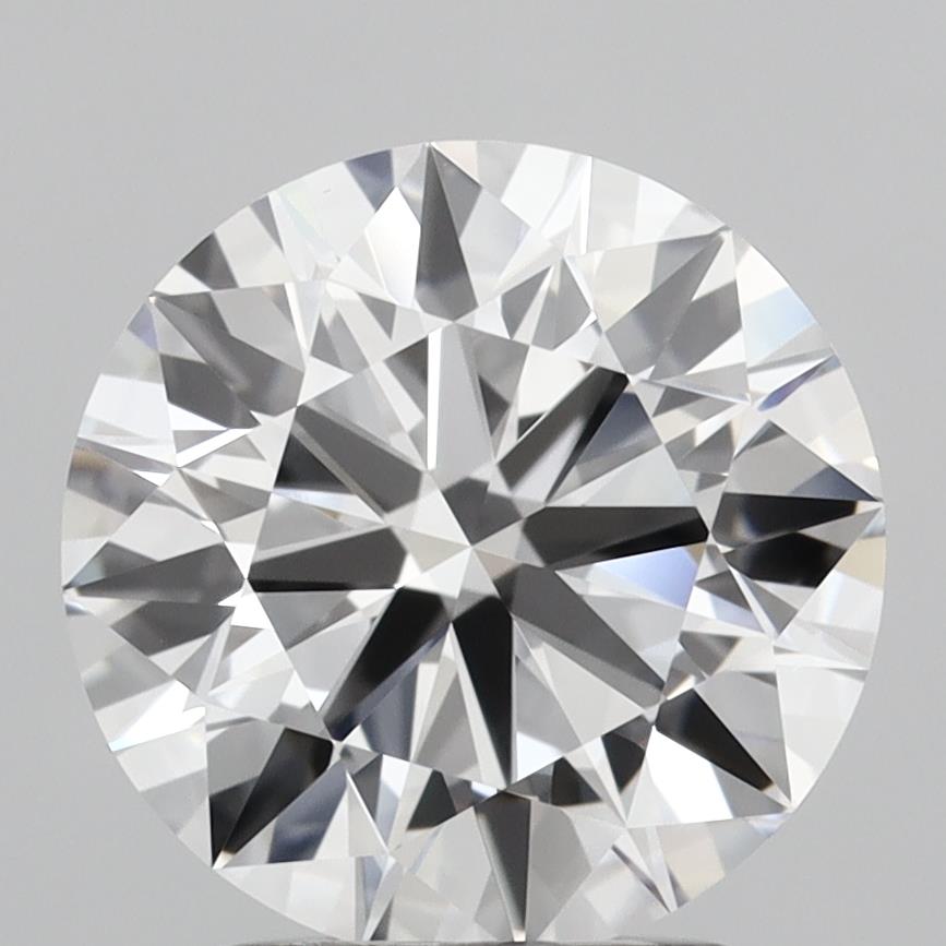 2.61 Carat Round Shaped, Ideal Cut, D Color, VVS1 Clarity, IGI Certified Lab Grown Diamond