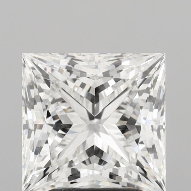 3.01 Carat Princess Shaped, Ideal Cut, F Color, VS1 Clarity, IGI Certified Lab Grown Diamond