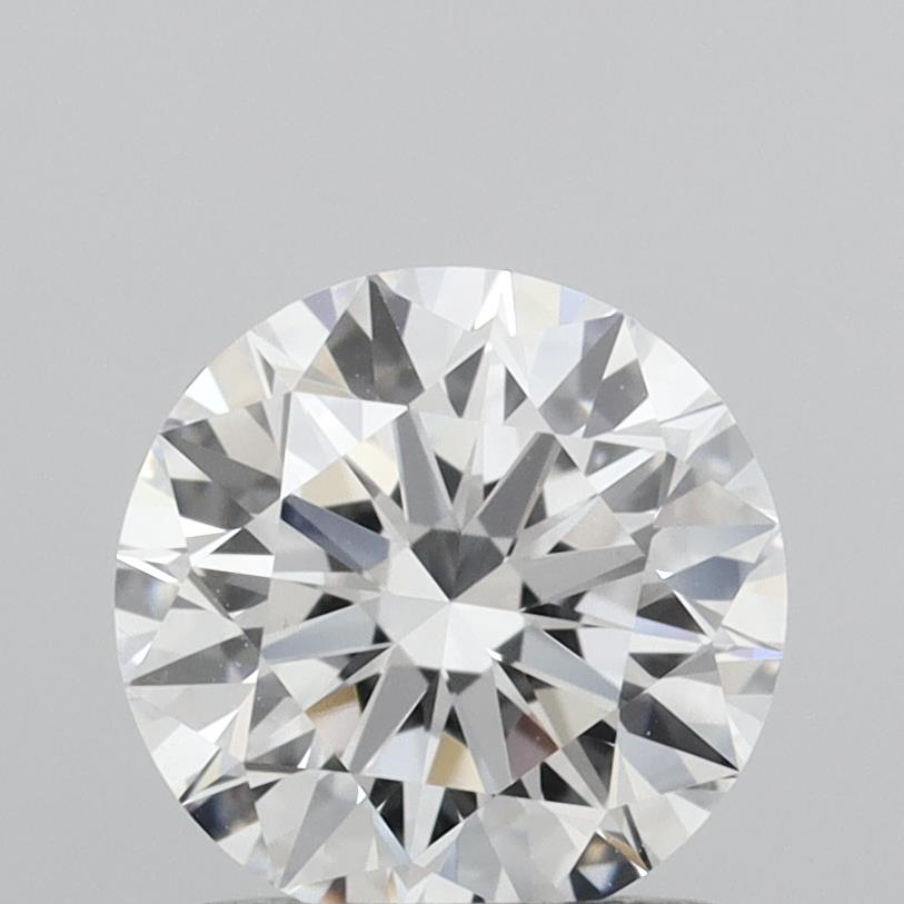 1.08 Carat Round Shaped, Ideal Cut, D Color, VS2 Clarity, IGI Certified Lab Grown Diamond