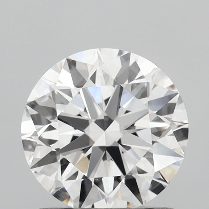 1.08 Carat Round Shaped, Excellent Cut, D Color, VVS2 Clarity, IGI Certified Lab Grown Diamond