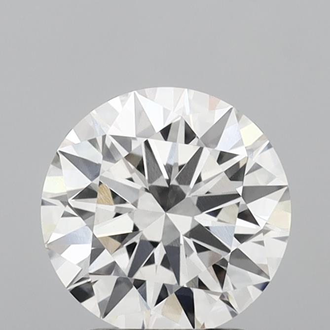 2.03 Carat Round Shaped, Excellent Cut, F Color, VVS2 Clarity, IGI Certified Lab Grown Diamond