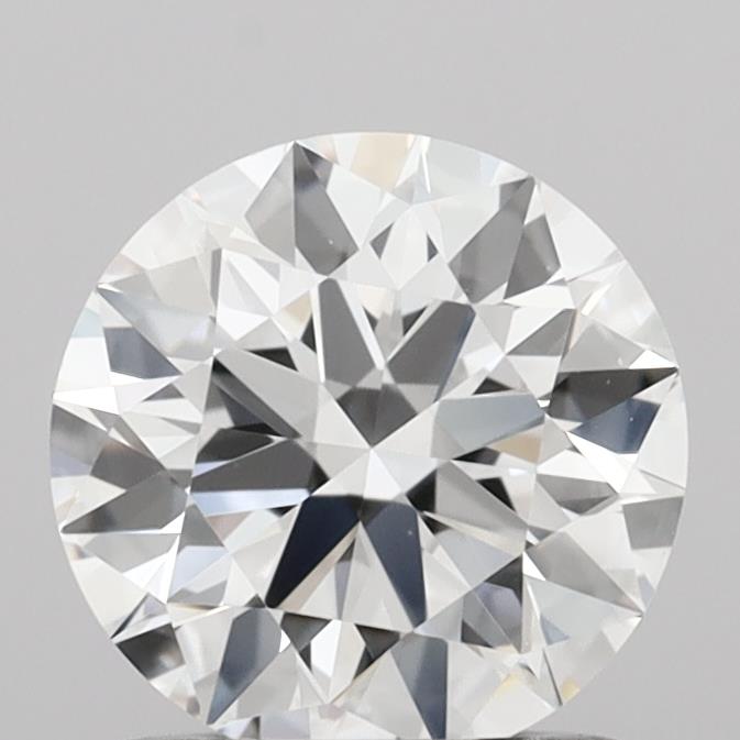 1.08 Carat Round Shaped, Ideal Cut, D Color, VVS2 Clarity, IGI Certified Lab Grown Diamond