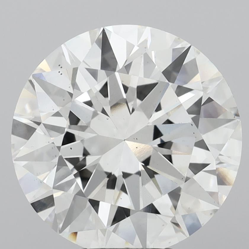 6.01 Carat Round Shaped, Excellent Cut, F Color, VS2 Clarity, IGI Certified Lab Grown Diamond