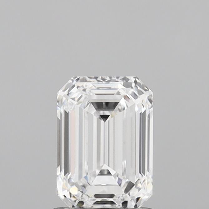 1.13 Carat Emerald Shaped, Ideal Cut, D Color, IF Clarity, IGI Certified Lab Grown Diamond