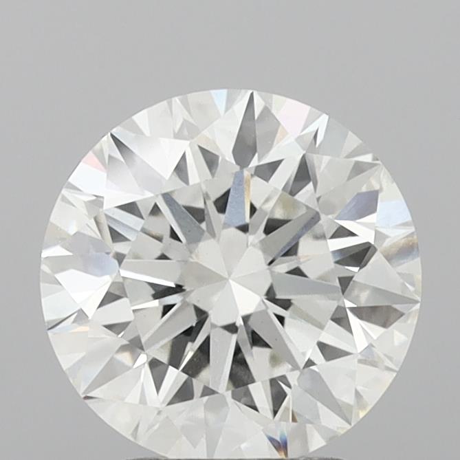 2.78 Carat Round Shaped, Ideal Cut, G Color, VVS2 Clarity, IGI Certified Lab Grown Diamond